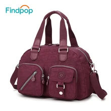 Findpop casual bolsos mensajero de las mujeres 2017 bolsos de mujer de marcas famosas bolsos de lona de las mujeres bolsos crossbody de las mujeres
