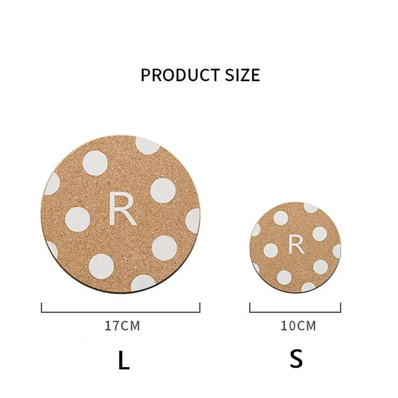 Новое поступление Подставка под столовые приборы в скандинавском стиле английский геометрический узор пробковый коврик для горшка изоляционный коврик для стола