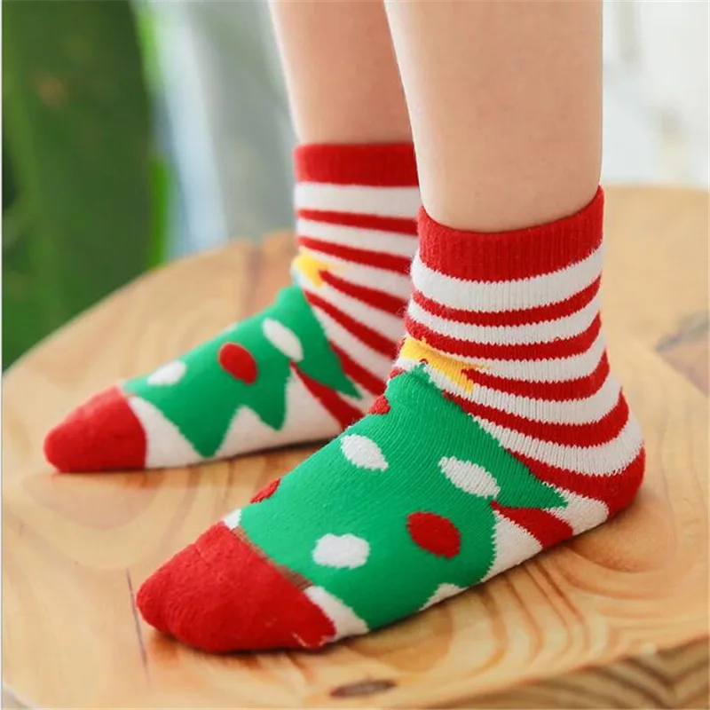 3 زوج/وحدة الشتاء عيد الميلاد الأطفال جورب لطيف الكرتون الطفل جيدة الفتيات الجوارب للأطفال الصغار Meias Infantil الفقرة Meninos