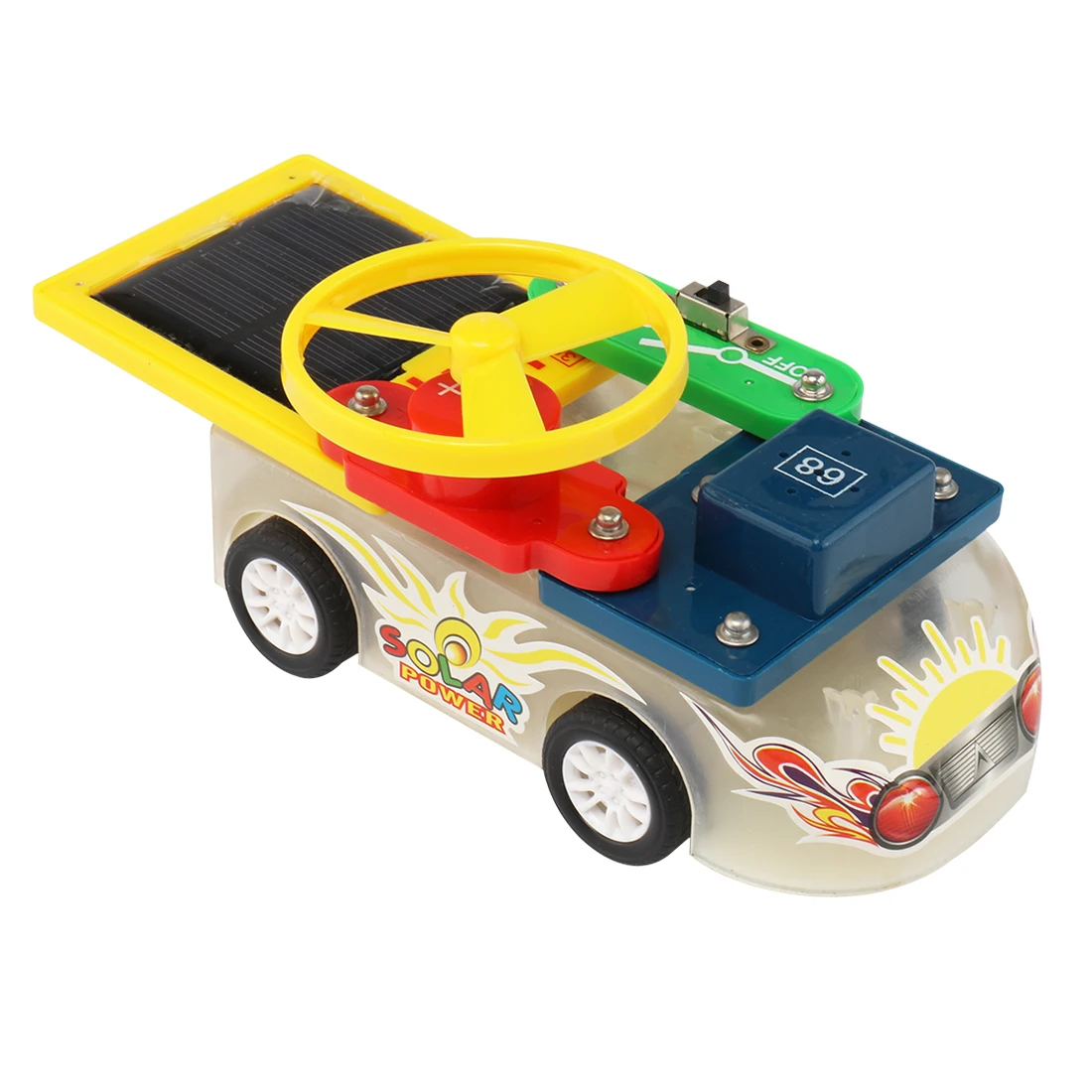 

NFSTRIKE Quality Car Solar Power Toy Car Racer Learning Instruments Practice Educational Gadget Toys Electric Building Block