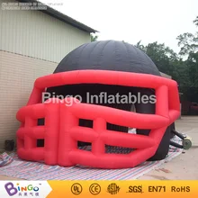 Черный надувной шлем туннель/наружная реклама надувной футбольный мяч шлем игрушка «туннель» палатки
