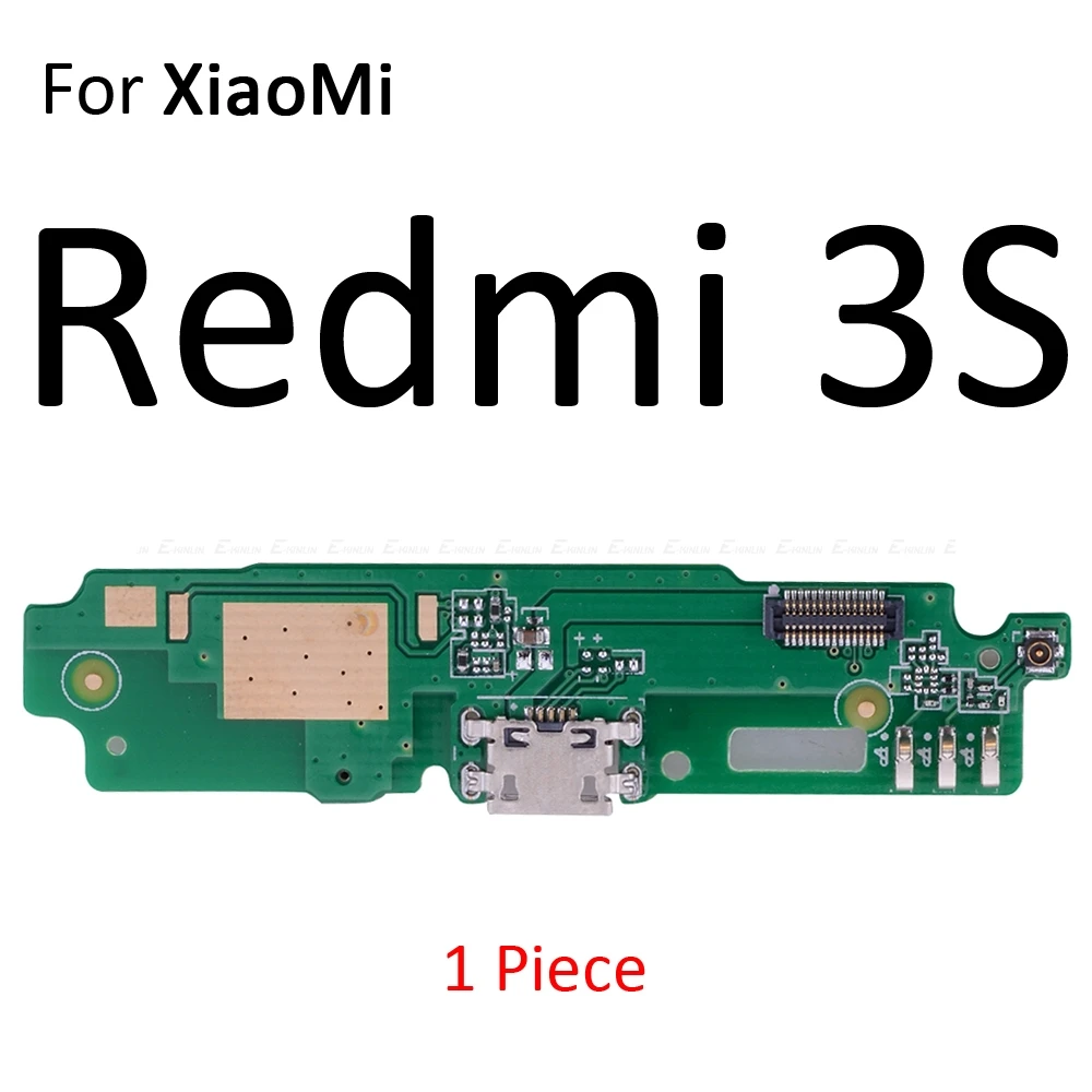 Части платы разъема для зарядки гибкий кабель с микрофоном Микрофон для Xiaomi Redmi Примечание 5A 4 4X 4A 3 3S 2 2A Pro Global - Цвет: For Redmi 3S