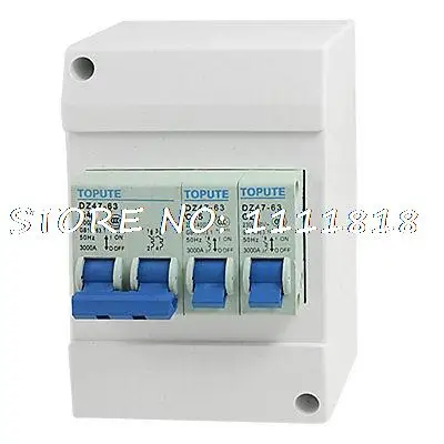 

On/Off Switch Mini Main Control Circuit Breaker Housing Combination DZ47-63