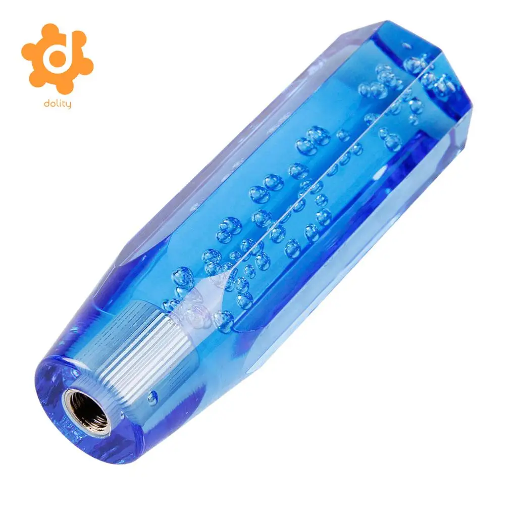 dolity Transparent Gear shift knob Crystal Bubble Shift Knob Manual Fitment 