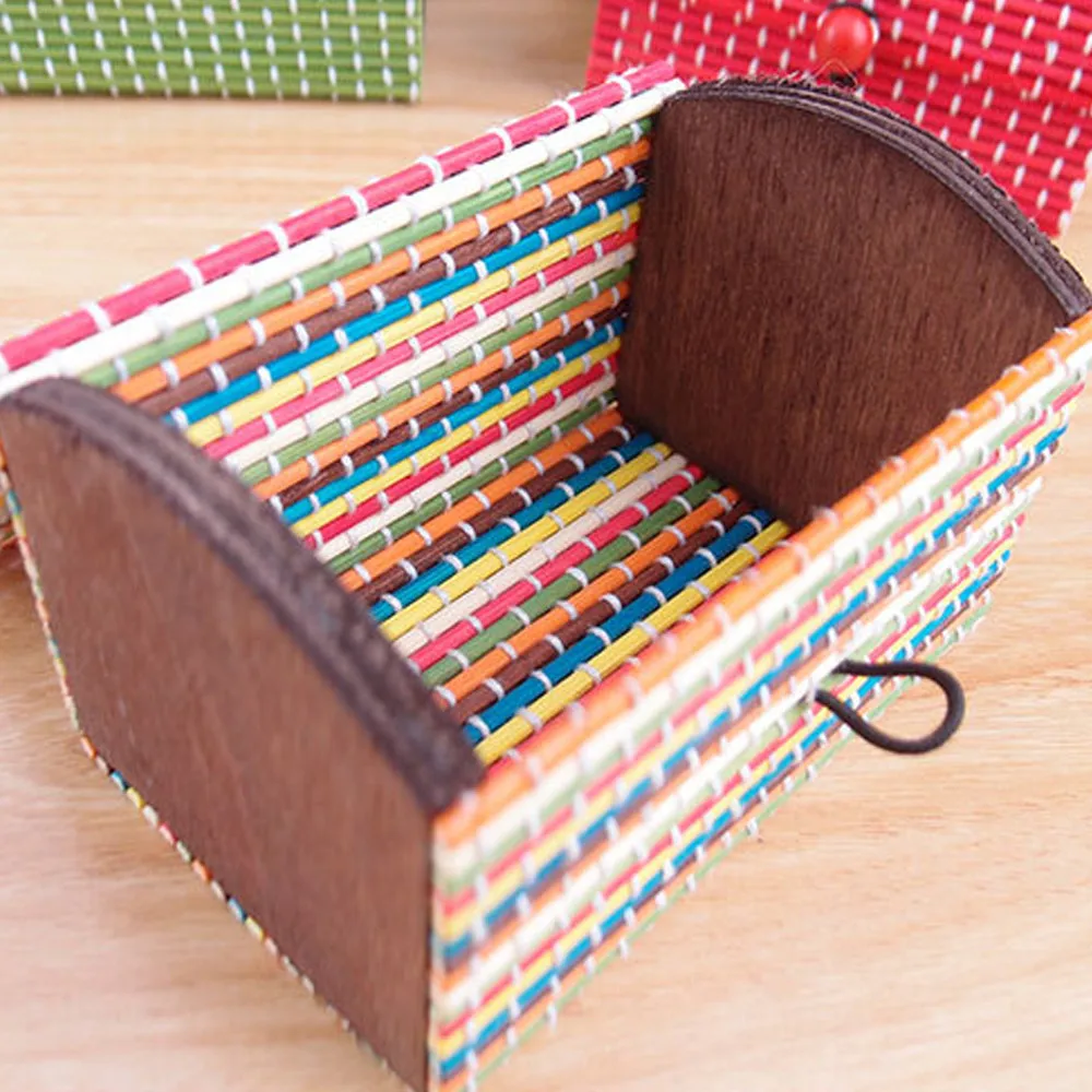 

MAIOUMY Ring Necklace Earrings bubm cover Environmentally friendly and practical organizer Bamboo Wooden Jewelry Storage Boxes