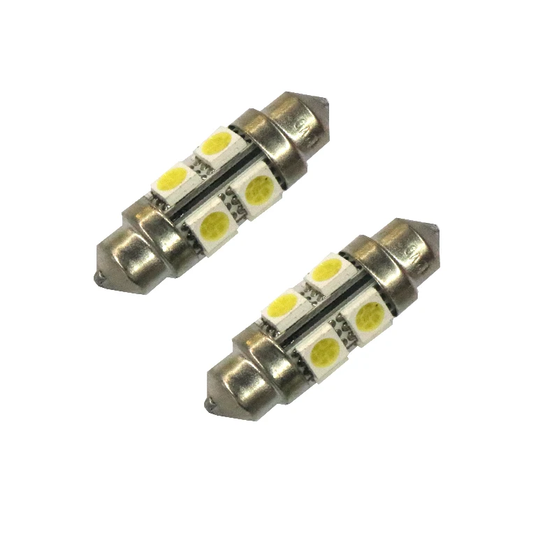 

car-styling car styling 2Pcs 8 LED 12V 36mm 5050 party hat license plate lamp reading lamp door lamp tail box lamp