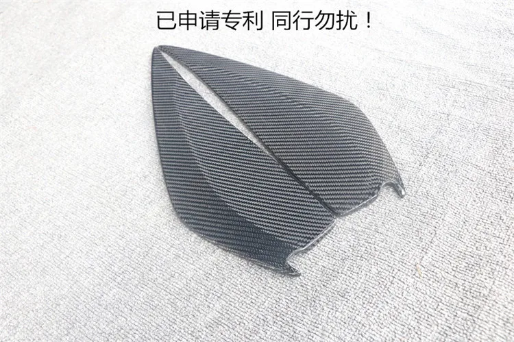 

fit for mustang 2018 Carbon fiber wind knife diurnal lamp blade spoiler accessories