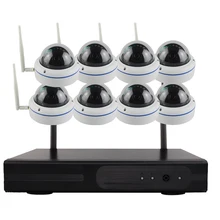 Aokwe Новое поступление 8ch Крытая купольная IR 720P IP реальная p2p WiFi Беспроводная cctv камера система наблюдения
