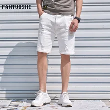 2019 New Men Brand Denim Shorts Summer Casual Stretch Slim Cotton High Quality Ripped Short Jeans Male Brand Large size 42 2019 New Men Brand Denim Shorts Summer Casual Stretch Slim Cotton High Quality Ripped Short Jeans Male Brand Large size 42
