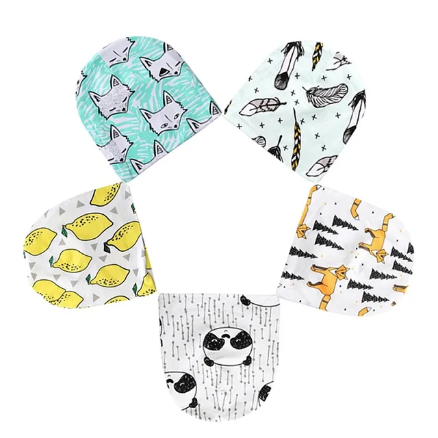 5pcs baby hats caps KLMNO 640x640