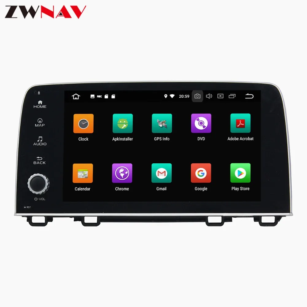 Sale 9 inch Android 8 Car DVD Player GPS navigation For Honda CRV 2017 2018 headunit multimedia player tape recorder 1