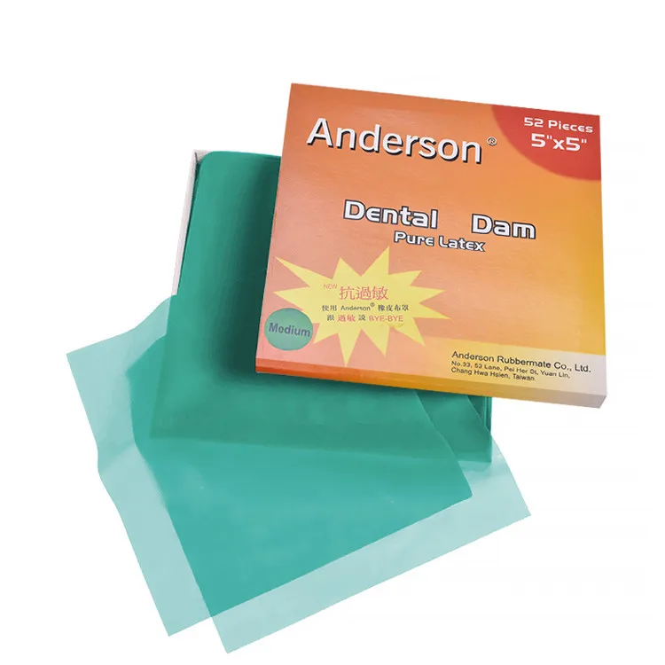 1/box Dental Pure Latex Rubber Dam Small Size 52pcs / Large Size 36pcs