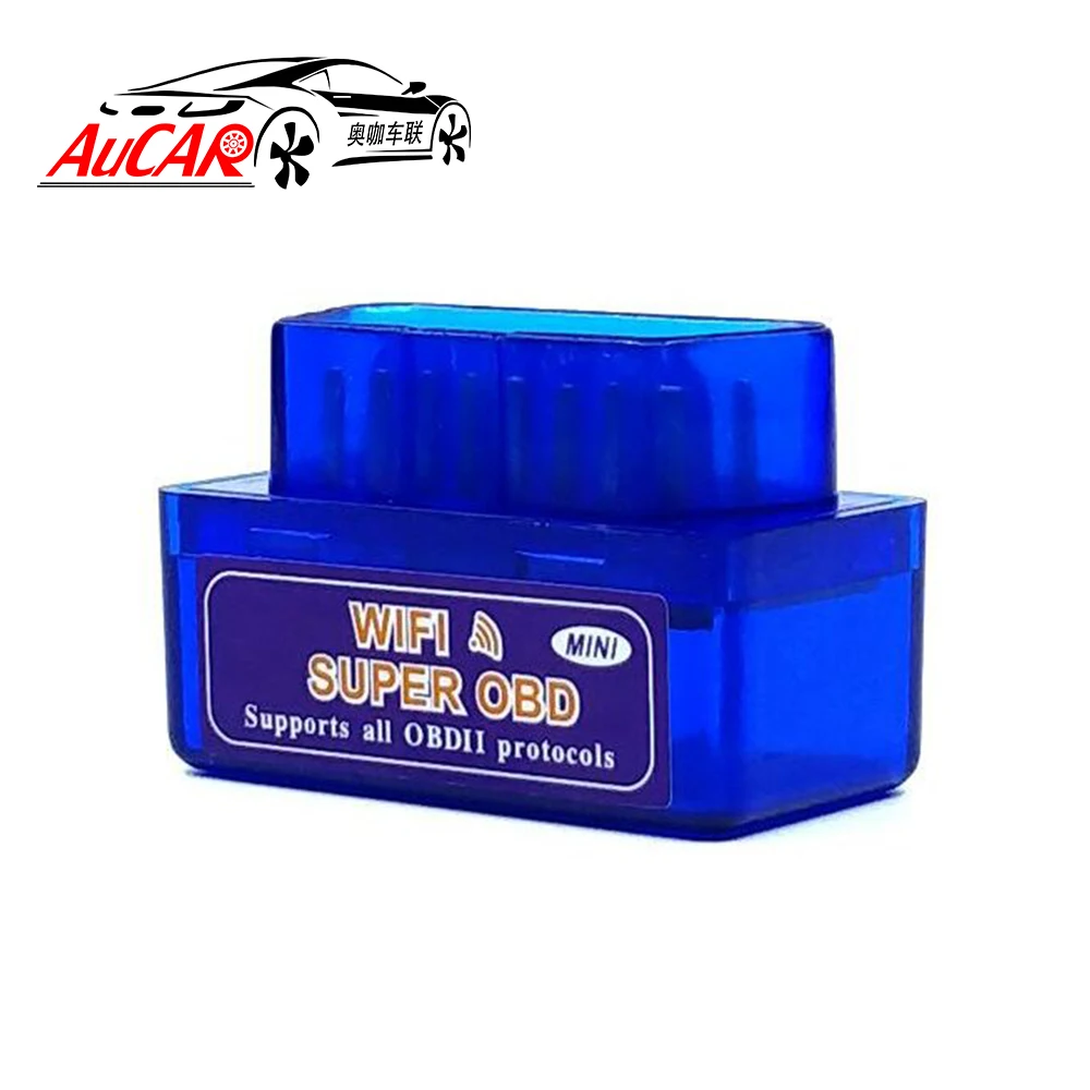 AuCAR Mini elm327 Wifi OBD2 OBDII адаптер ELM 327 Obd 2 автоматический сканер кода для IOS Iphone elm327 V1.5 автомобильный диагностический инструмент