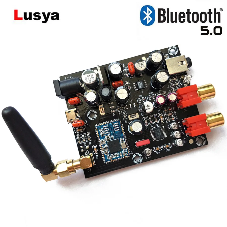 Bluetooth 5.0 Ricevitore Audio Decodificato Bordo PCM5102A CSR8675 APTX HD 24BIT I2S Piastra di Dec