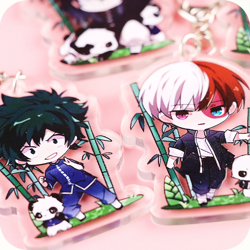 7 pcs/set Anime My hero academia keychain Boku no Hero Akademia figure Acrylic keyring cosplay pendants free shipping | Игрушки и хобби