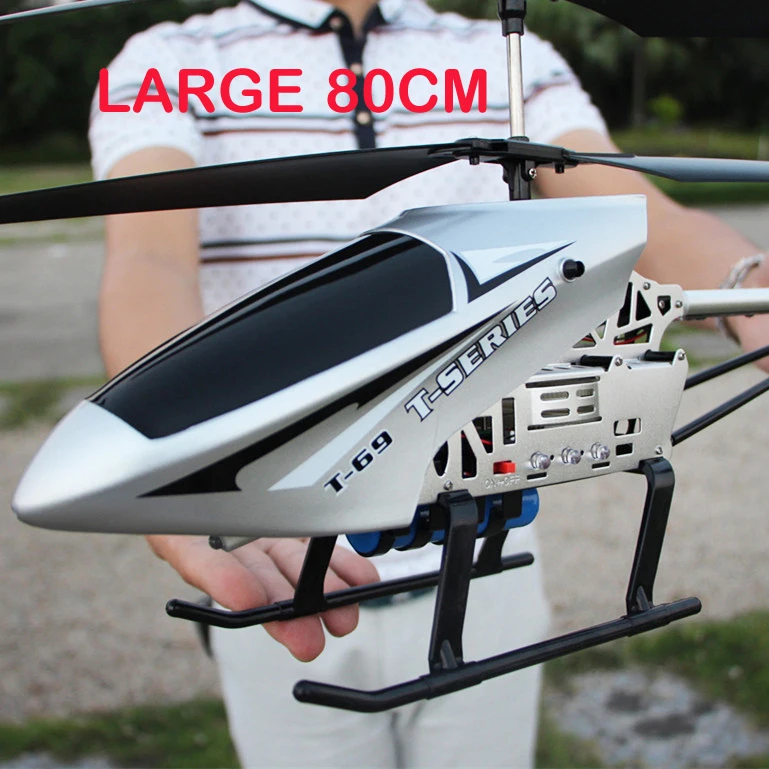 2019 HOT 3.5CH Extra Large big 80cm Remote Control alloy RC Helicopter with Gyro RTF camera for kids Outdoor Flying toys