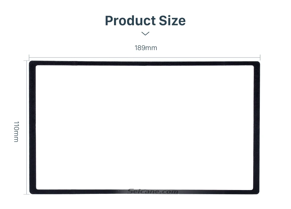 Seicane 178*102 мм 2DIN Накладка для приборной панели автомобиля радио Панель рамка для HONDA Accord H-RV C-RV Civic Odyssey Prelude черный