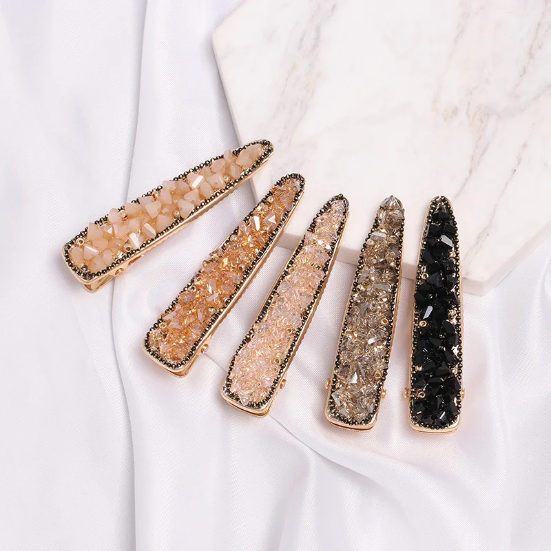 

JUJIA New Bohemia Crystal Stones Hair Clip For Women Hair Jewelry Brand Design Wedding Party Gift ZA Jewelry Wholesale