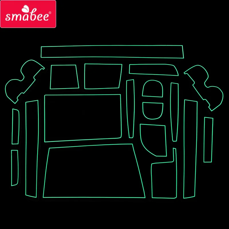 smabee Gate slot mats For TOYOTA VOXY/NOAH 70 ZRR7#G/W 2007-2013 Accessories,3D Rubber Car Mat RED WHITE BLACK