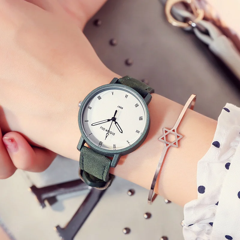 Beste Fashion Brand vrouwen Horloges Mode Lederen Polshorloge Vrouwen Horloges Dames Horloge Klok Mujer Bayan Kol Saati Montre Feminino