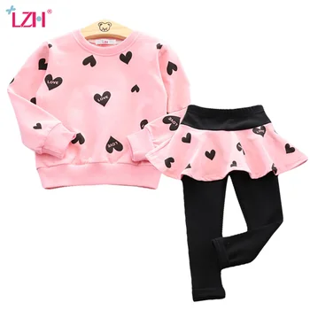 

Children Clothing Set 2020 Autumn Spring Girls Clothes T-shirt+Pants 2pcs Outfit Kids Tracksuit Suit For Girls Clothing Sets