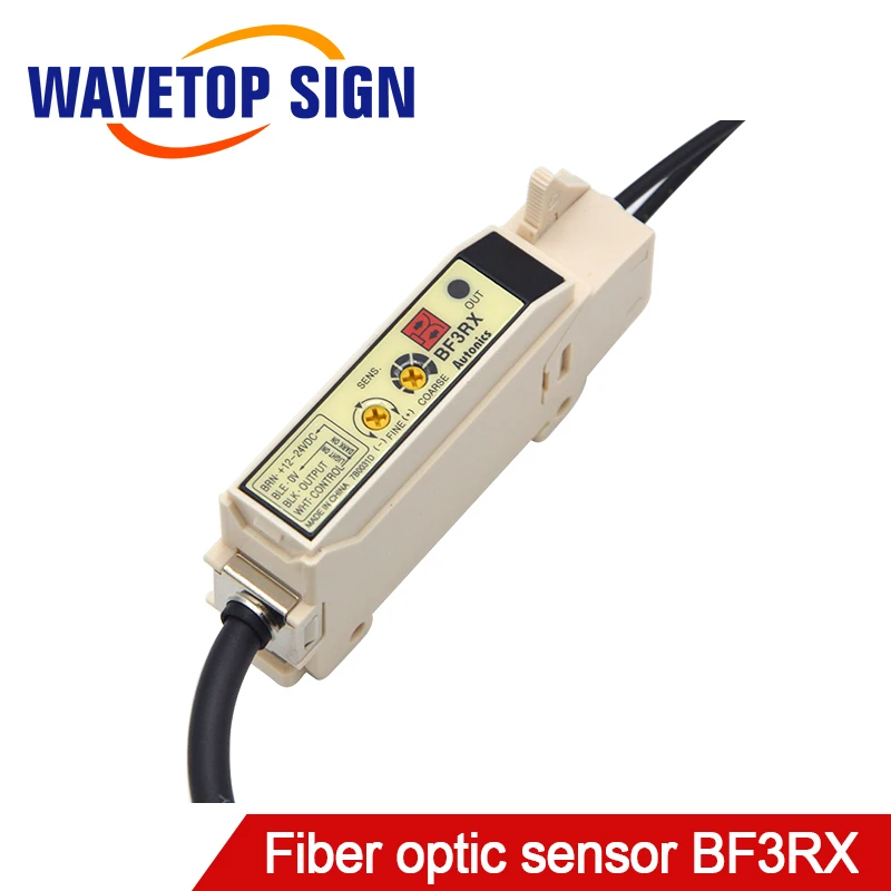 

WaveTopSign Autonics Fiberoptic Sensors Amplifiers BF3RXBF3RX 12-24 VDC Built-in Double Knob