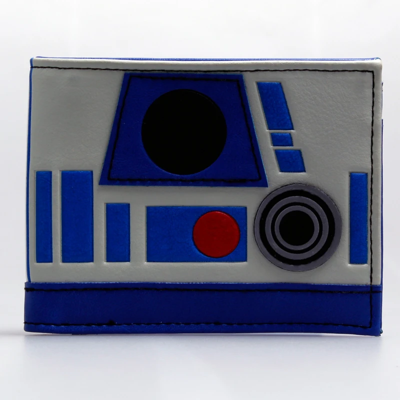 

Star Wars Blue print embossed Bi-fold Men Wallet Women Purse DFT-1812