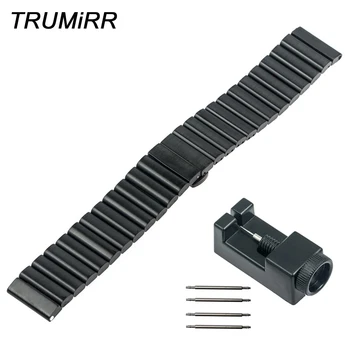 

24mm Stainless Steel Watch Band for Sony Smartwatch 2 SW2 Replacement Strap Bracelet with Upgraded Link Removal Tool Spring Bar