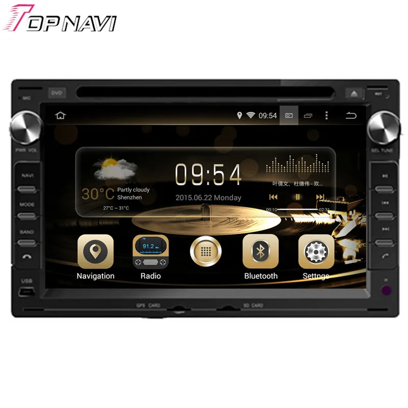 Best Topnavi 7" Quad Core Android 6.0 Car GPS for VW PASSAT B5/MK5/JETTA/BORA/POLO/MK3/MK4/GOLF MK4/CITI/GOLF/CHICO/SHARAN/T5 0