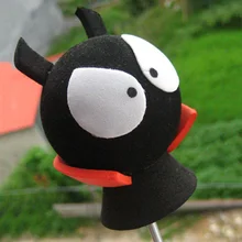 Черные синие большие глаза демон Маленький милый мультфильм кукла антенна шар EVA антенна Топпер украшение автомобиля Стайлинг украшение крыши