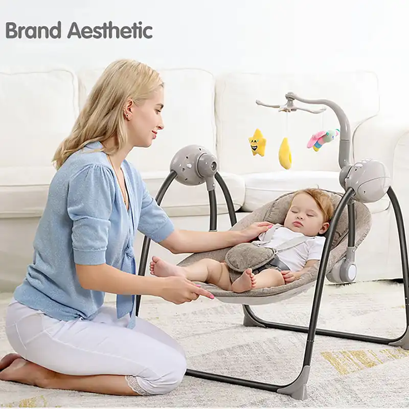 Imbaby Baby Swing Baby Rocking Chair Electric Baby Cradle With