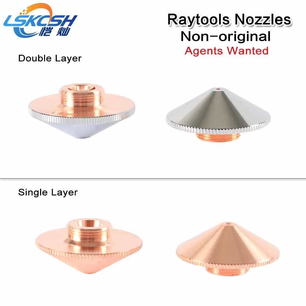 

LSKCSH Laser Nozzle Single Layer /Double Layers Dia.32mm Caliber 0.8 - 5.0mm for BT230 BT240S BM109 BM114 bodor raytools