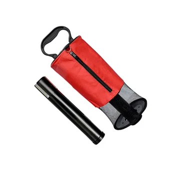 

new Golf Ball Retriever Zipper Pick Up Shag Bag Holder Practice Collector FK88