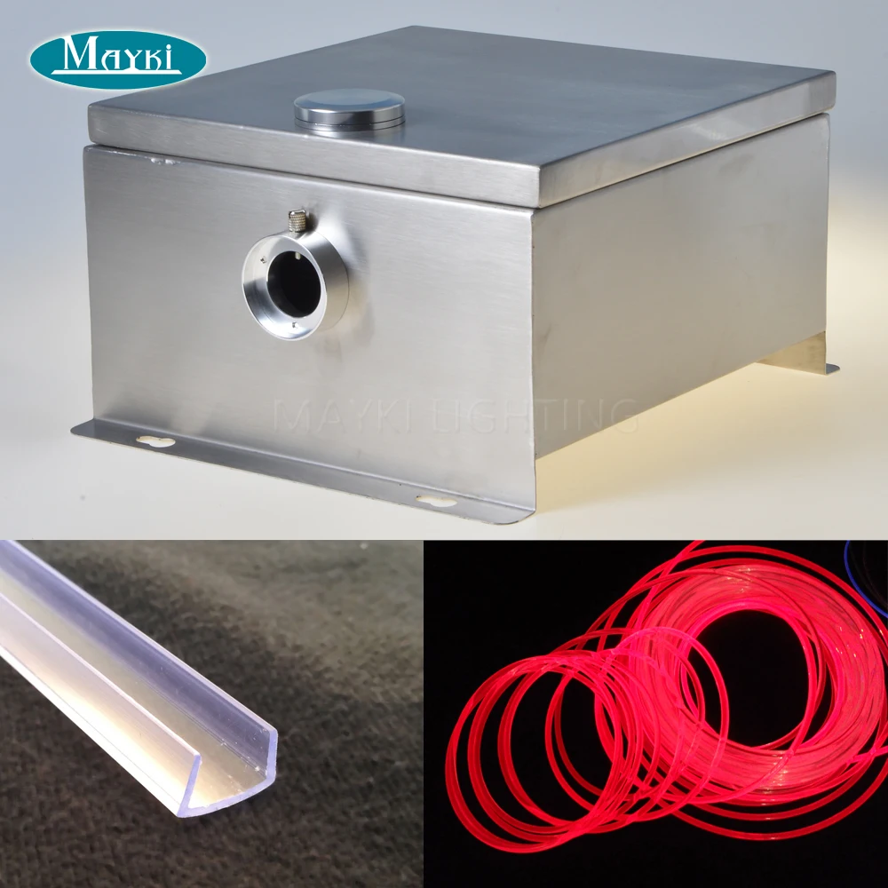 Maykit IP43 Fiber Optic Pool Light With 80w Cree LED 30 Meter Side