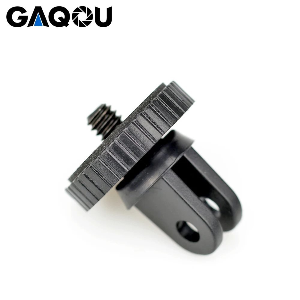 

GAQOU Mini Tripod Screw Mount Adapter 1/4" Thread Screw Monopod Accessory for GoPro Hero 7 6 5 4 3+ 3 2 Xiaomi Yi Camera