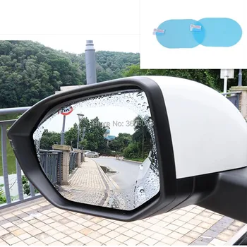 

2pcs Car Rearview Mirror Waterproof Sticker FOR chevrolet hornet 600 peugeot 308 307 508 5008 207 alfa 159 renault kadjar clio 2