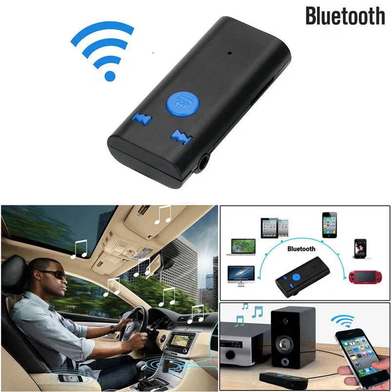 Bluetooth музыкальный приемник беспроводной BTX6 3,5 мм AUX аудио стерео музыка домашний Автомобильный приемник адаптер Встроенный микрофон Поддержка TF 30NT29