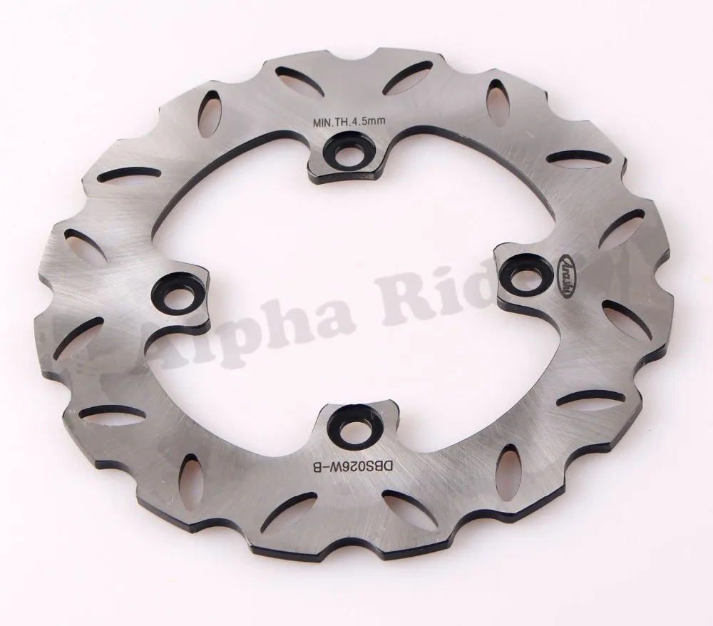 1x Motorbike Rear Brake Rotor Disc Braking Disk for Kawasaki Z1000/Ninja 600 ZX6RR 2003-2006 VERSYS 650 2007-2012 Z750 2004-2006 1 pcs motorcycle rear brake rotor disc steel braking disk for kawasaki ninja zx9r 1998 2003 z750s 2004 2006 zx10r abs 2011 2012