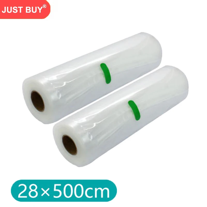 

itchen Food Vacuum Bag Storage Bags For Vacuum Sealer Food Fresh Long Keeping 12+15+20+25+28cm*500cm 5 Rolls/Lot