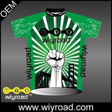 OEM service mens team cycling clothing/short sleeve summer cycling jersey sports wear/cycling clothing fluorescent