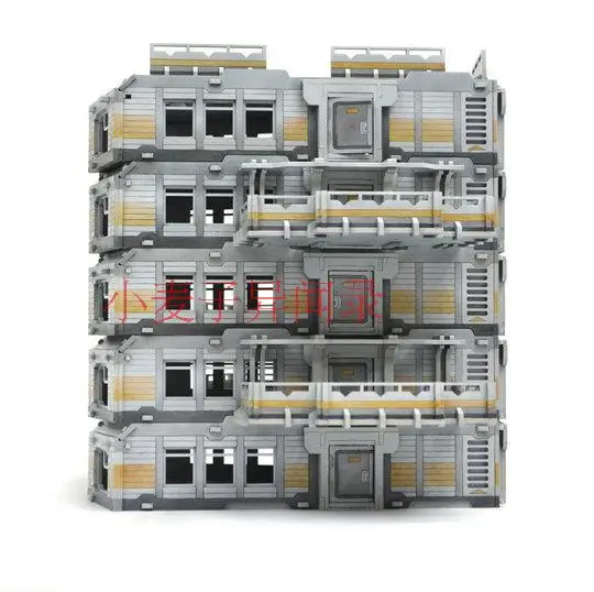 DIY доска Модель Кукольный домик миниатюрная деревянная сцена японский воюющих штатов плотное жилое здание 28 мм соотношение 1:56