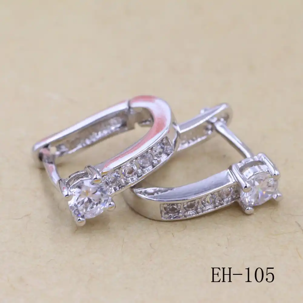 Бесплатная доставка серьги циркон покрытием женские 925 серебро один Micro декор циркон серебряные серьги