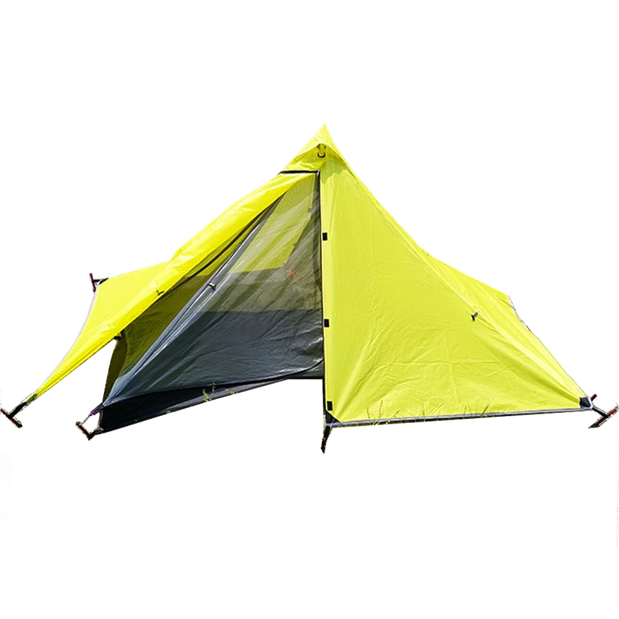 Marvquester超軽量防水2層ポールレスulトレッキングポールピラミッドテント テント Aliexpress