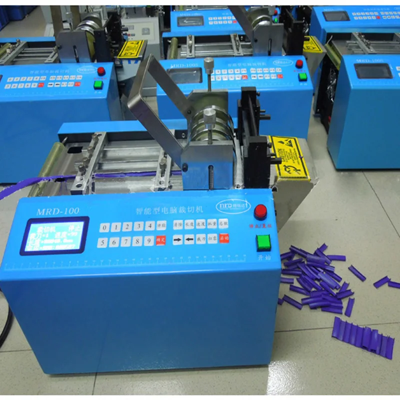  Micro-computer Shrink Tube Cutting Machine 110V/220V Heat Hose Cable Cutter Automatic Shearing Mach