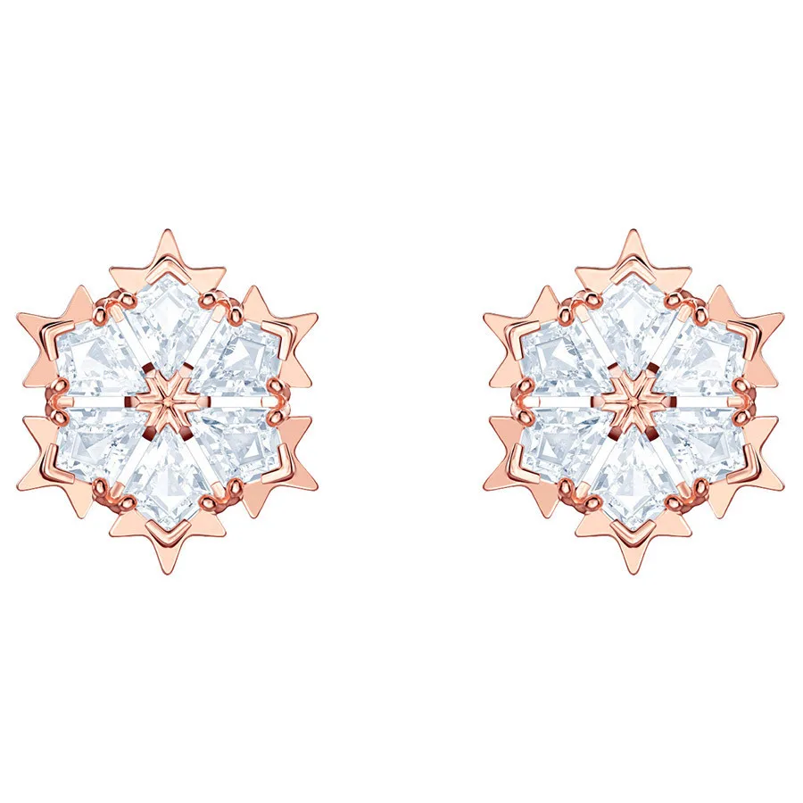

Fanier Winter New Rose Gold Platinum Diamonds From Parafus Prisoner Of The Magic Snowflake Pierced Jewels For Women
