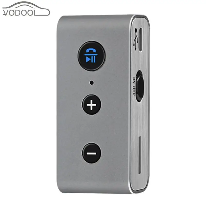 

Auto Car Wireless Bluetooth Handsfree Calls Music Mp3 Player with TF Card Slot 3.5mm Audio Jack Support A2DP Stereo