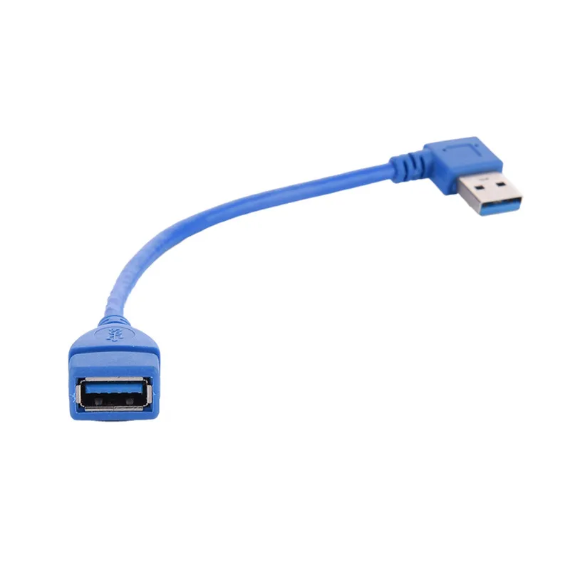 Buy USB 3.0 Right Angle Male to USB 3.0 Female