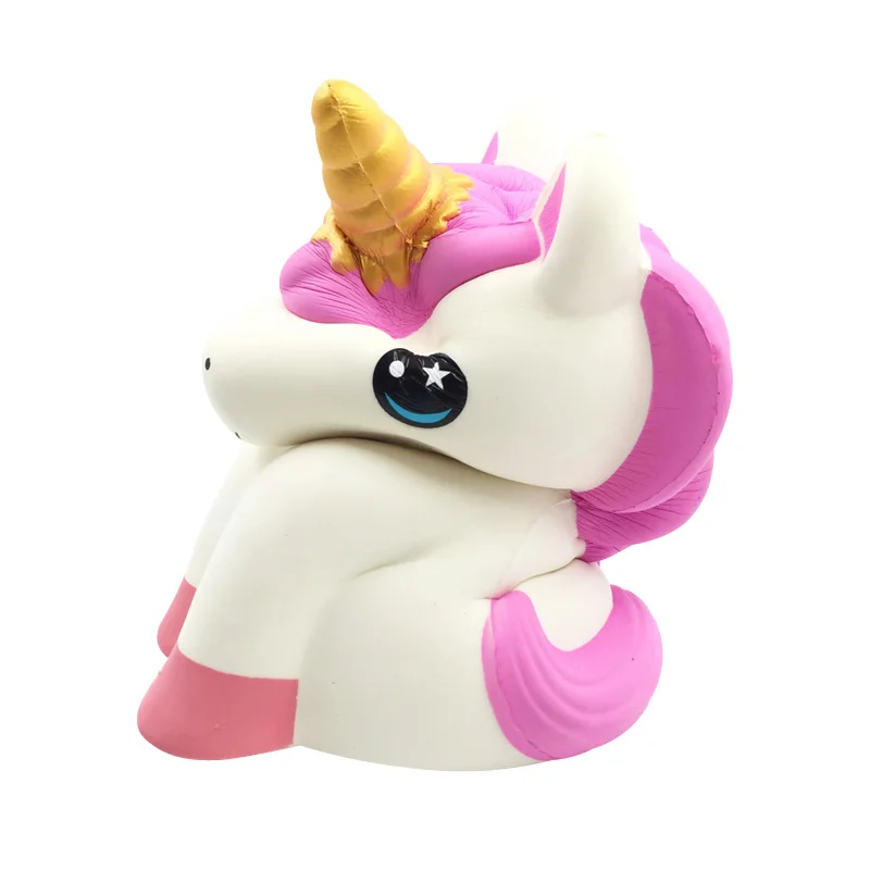 Мягкий PU Jumbo Big 30 см Kawaii Unicorn мягкое игрушки для детей и взрослых снимает стресс беспокойство украшение для дома