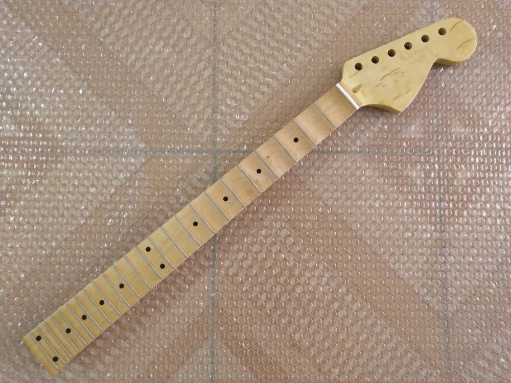

Big headstock Full scalloped Guitar Neck for ST style 24 Fret Maple guitar part
