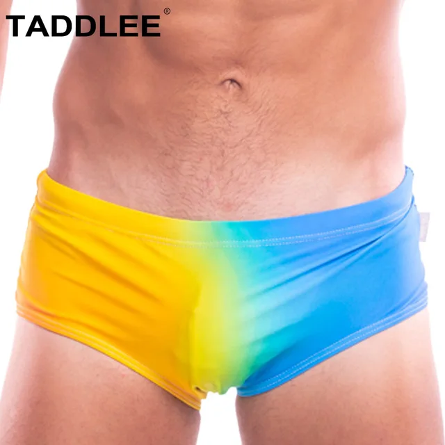 Special Price Taddlee Brand Sexy Men's Swimwear Swimsuits Swim Boxer Briefs Bikini Men Bathing Suits Penis Pouch Gay Surf Board Trunk Low Rise